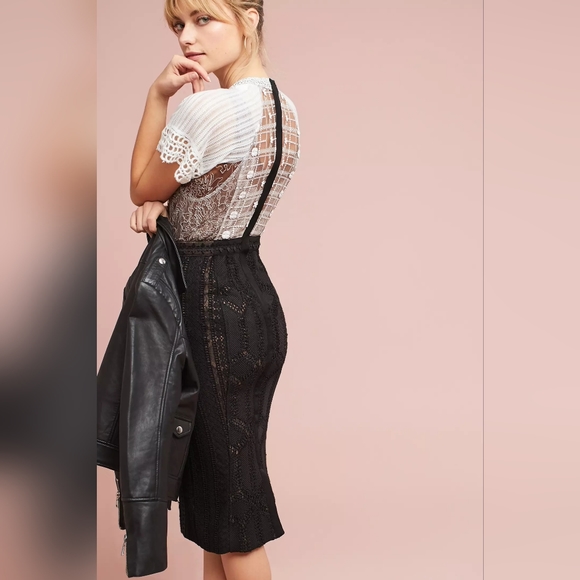 Anthropologie Byron Lars Beauty Mark Ruth Column Dress 2P NWT - Picture 4 of 7